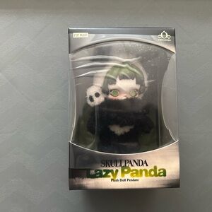 Skullpanda Lazy Panda Plush Doll Pendant